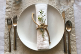 White Table Napkins - Set of 6